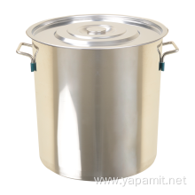 Oblique Style Stainless Steel Soup Pot